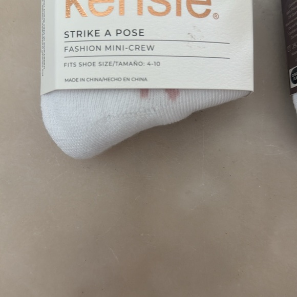 Kensie Luxe Bow Print Quarter Socks Franco Sarto Ruffle Trim 3 Pack Sz 4/10 - Picture 13 of 15